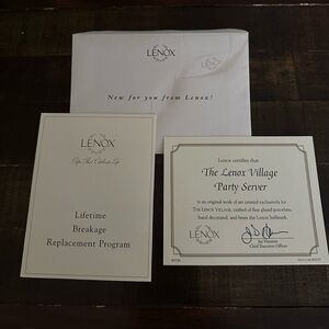 Lenox Village Party Server Certificate